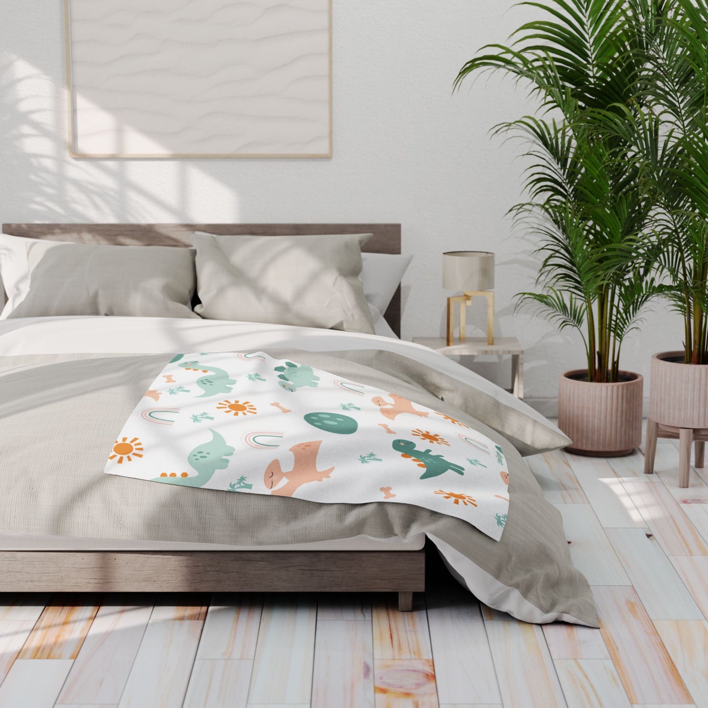 Dinosaur Fleece Blanket