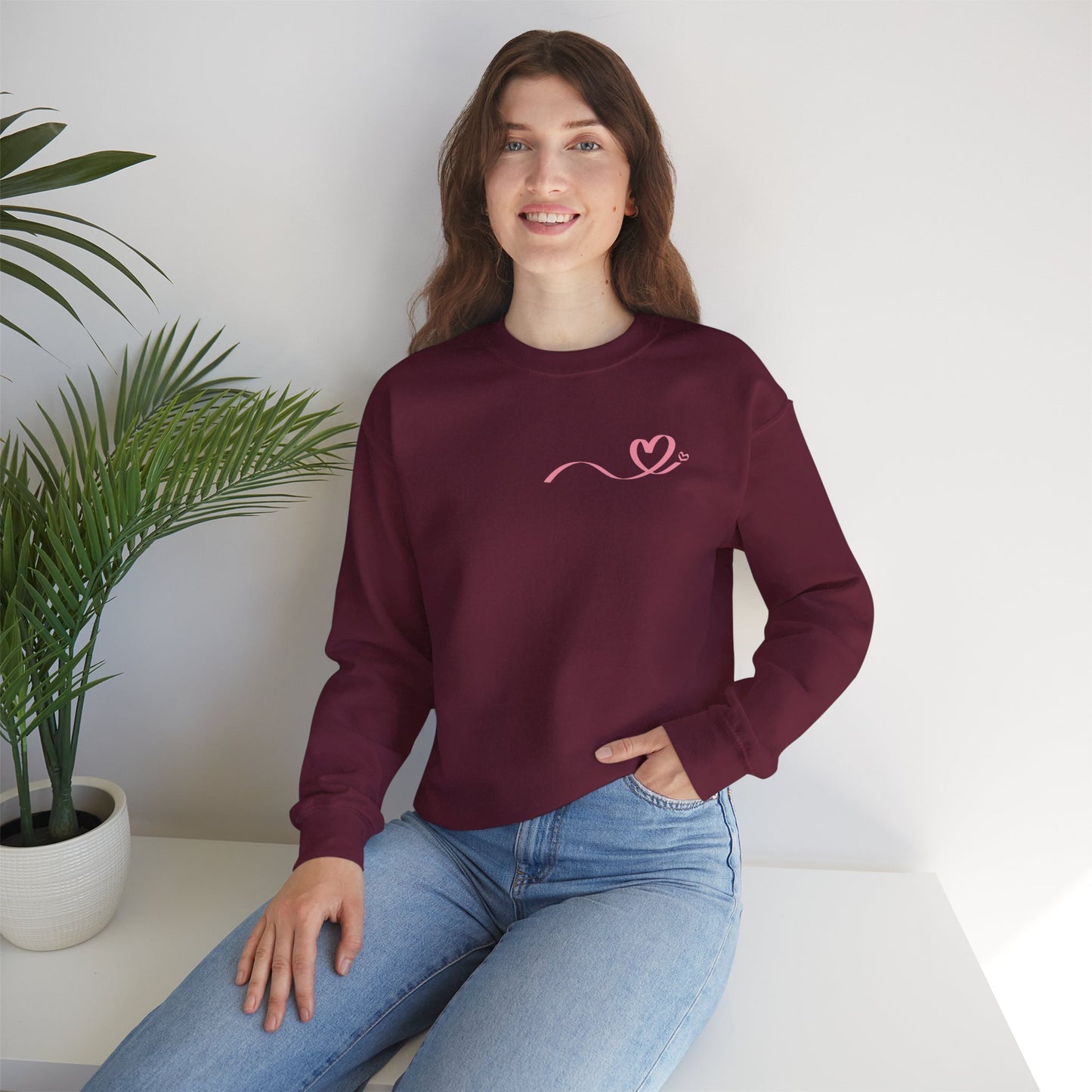 Heart Crewneck Sweatshirt