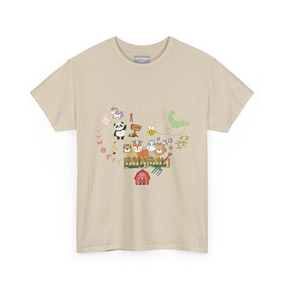 Farm Illustrations Unisex Heavy Cotton Tee