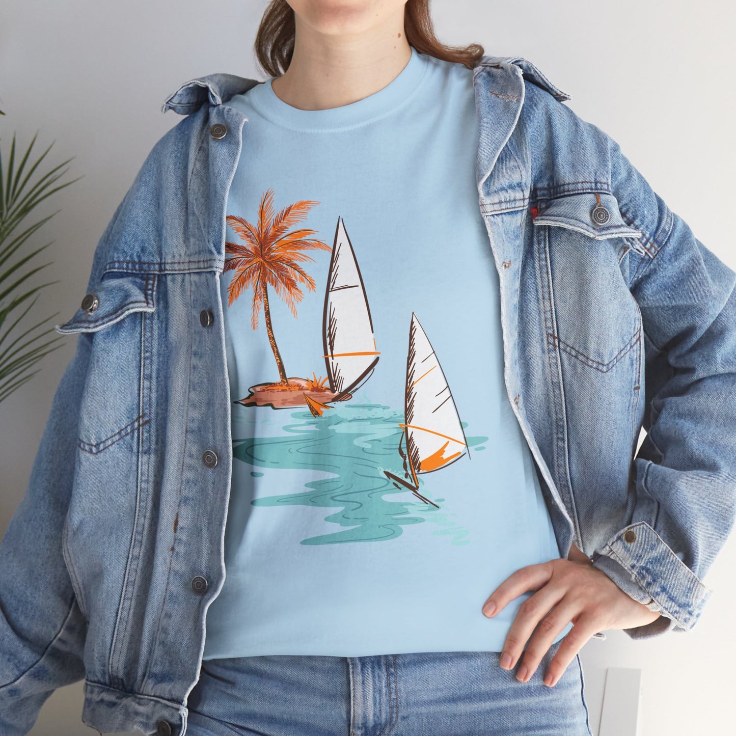 Beach Vibes Unisex Heavy Cotton Tee