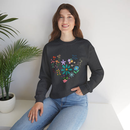 Floral Crewneck Sweatshirt