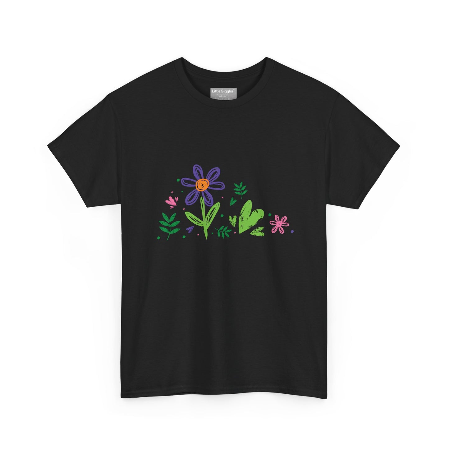 Floral Unisex Heavy Cotton Tee