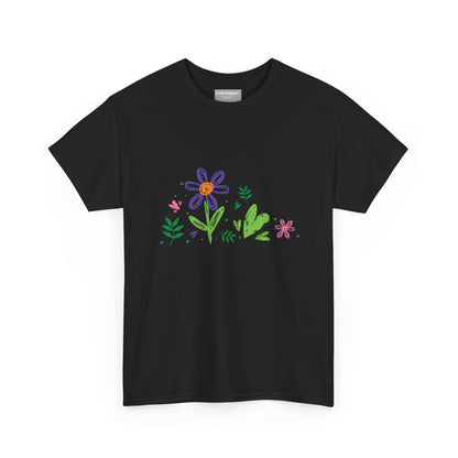 Floral Unisex Heavy Cotton Tee