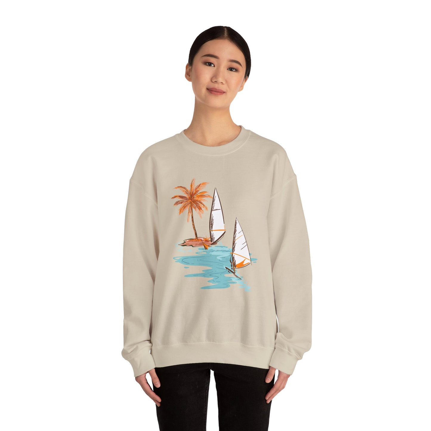 Tropical Chic Artisanal Sweatshirt
