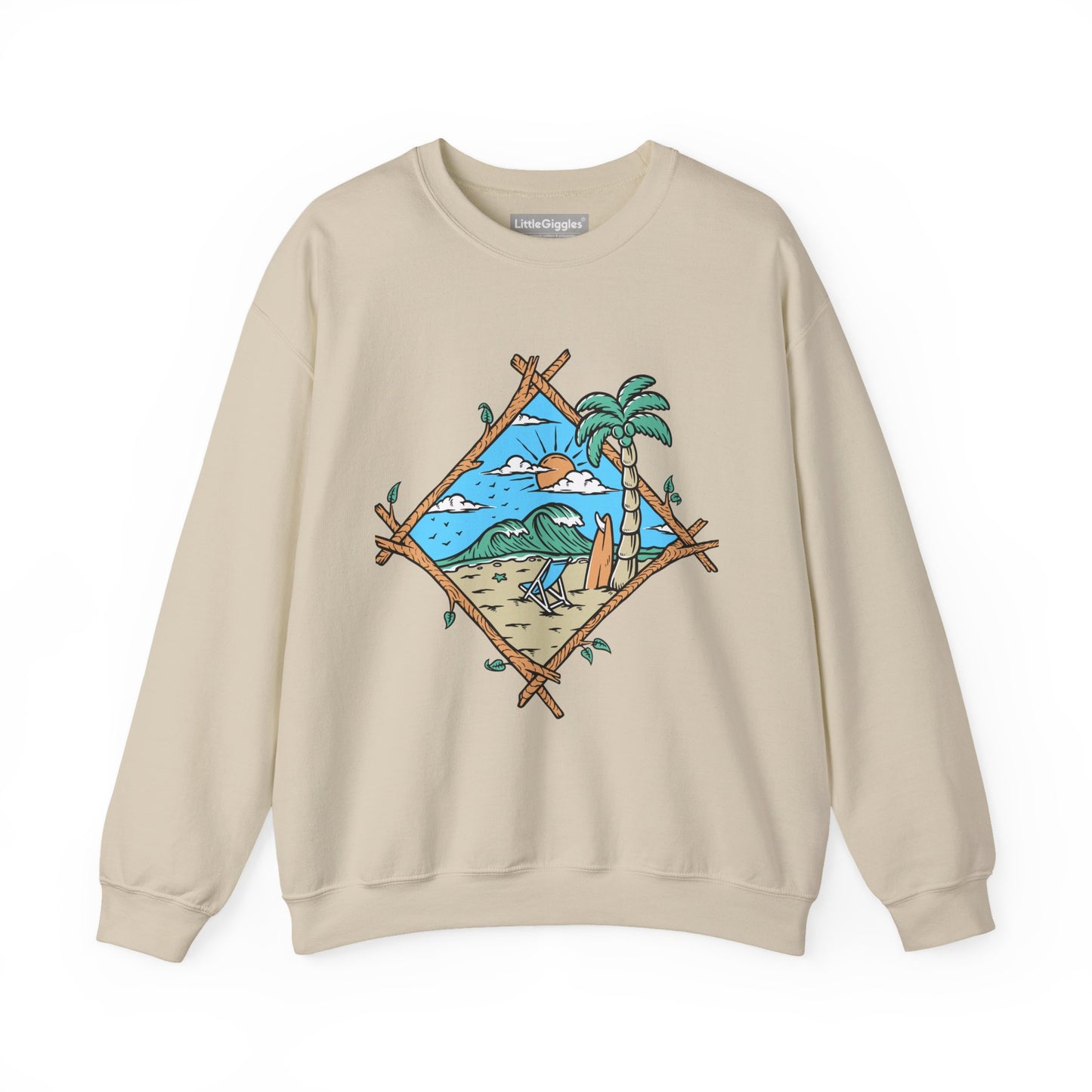Beach Vibes Crewneck Sweatshirt