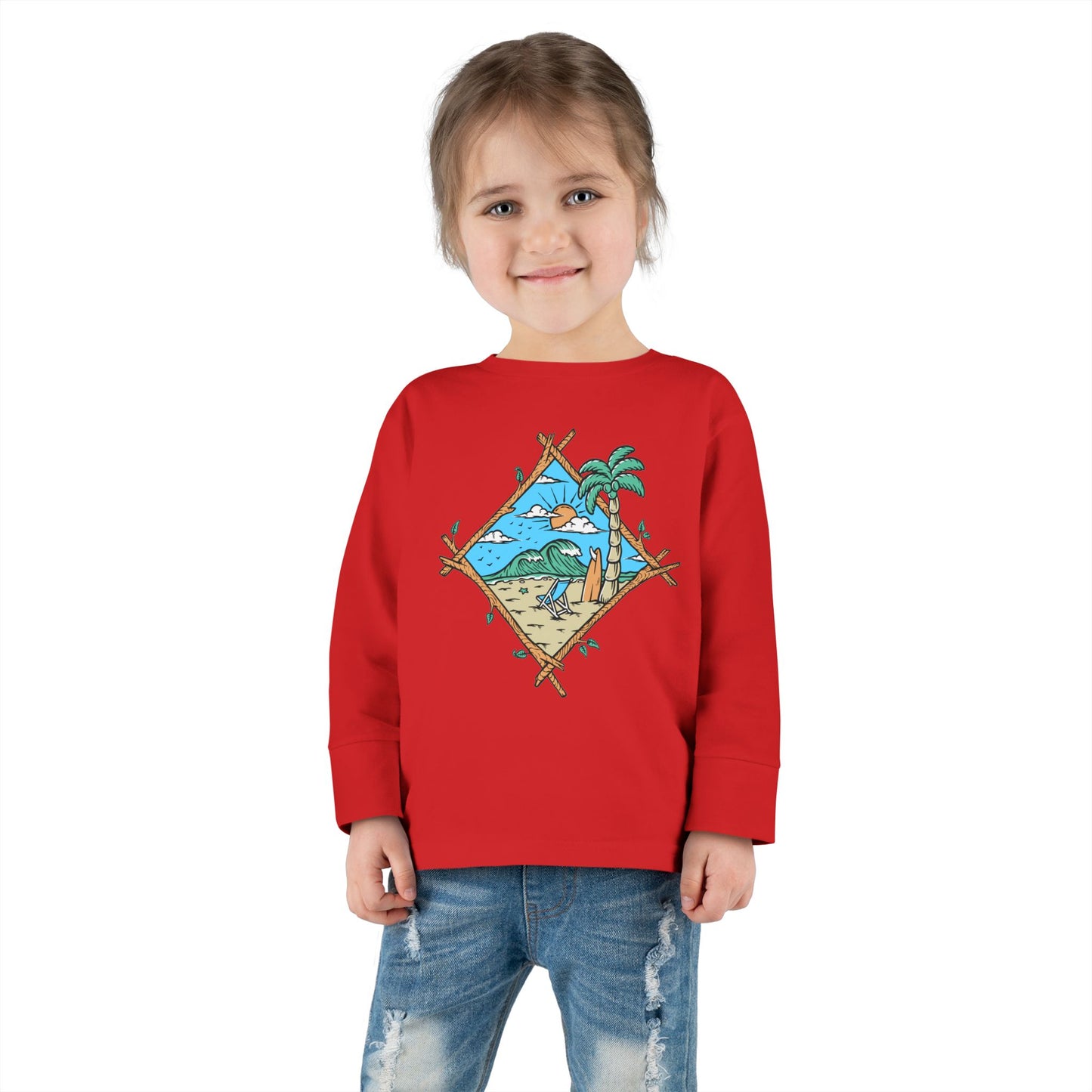 Tropical Toddler Long Sleeve Tee