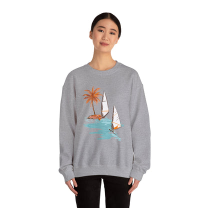 Tropical Chic Artisanal Sweatshirt