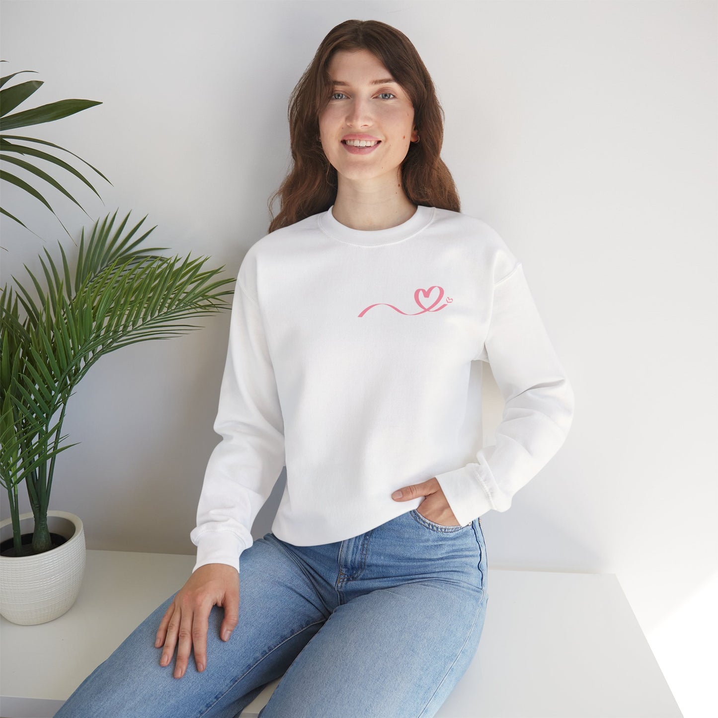 Heart Crewneck Sweatshirt