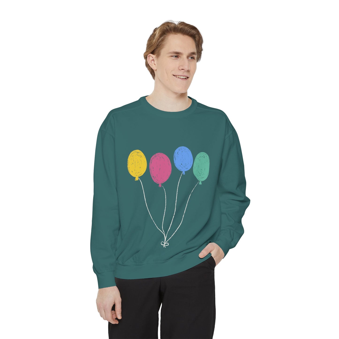 Colorful Balloon Design Unisex Sweatshirt