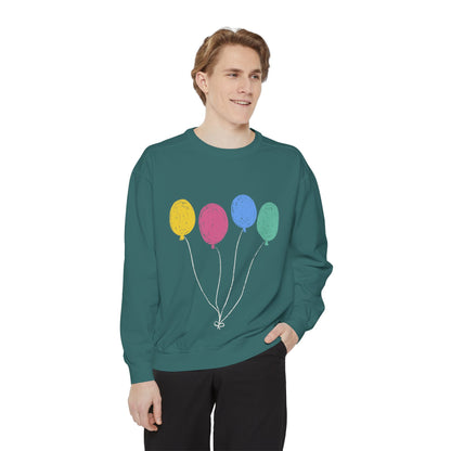 Colorful Balloon Design Unisex Sweatshirt