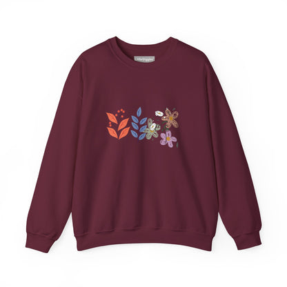 Floral Chic Artisanal Sweatshirt