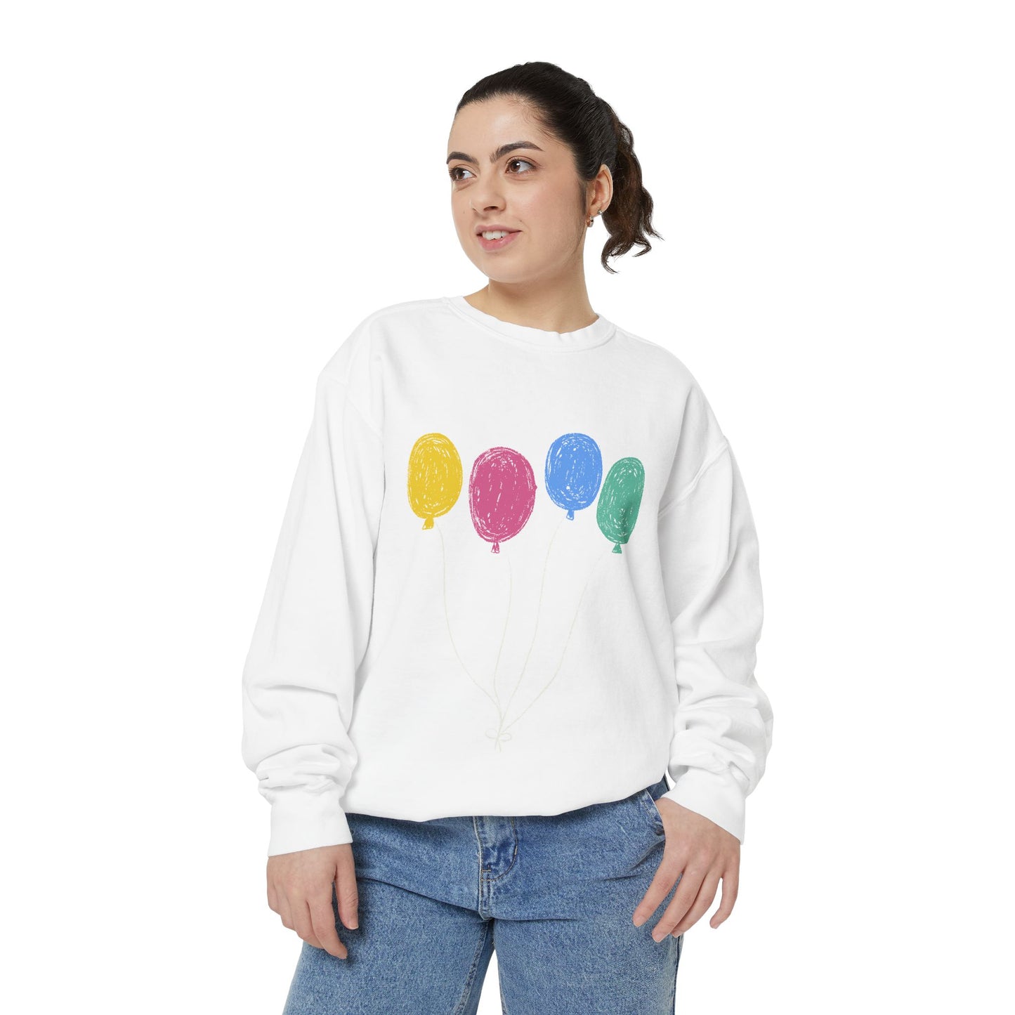 Colorful Balloon Design Unisex Sweatshirt
