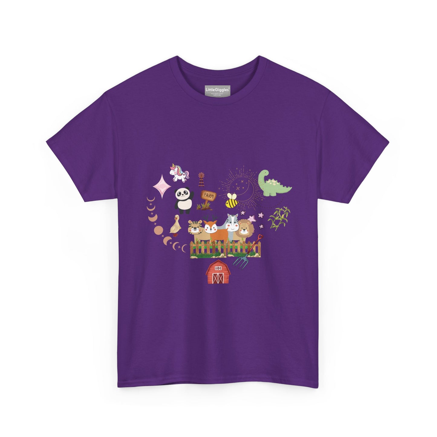 Farm Illustrations Unisex Heavy Cotton Tee