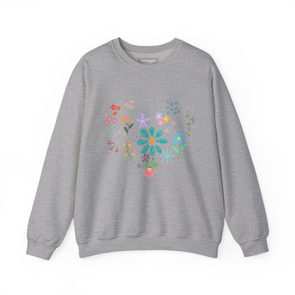 Floral Crewneck Sweatshirt