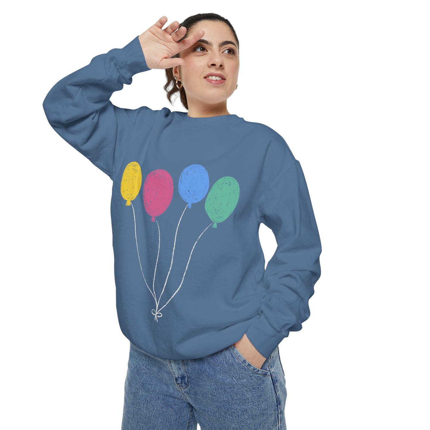 Colorful Balloon Design Unisex Sweatshirt