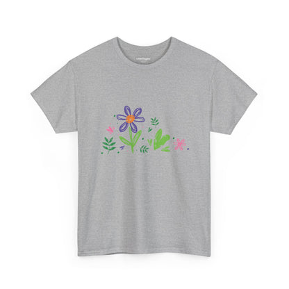 Floral Unisex Heavy Cotton Tee