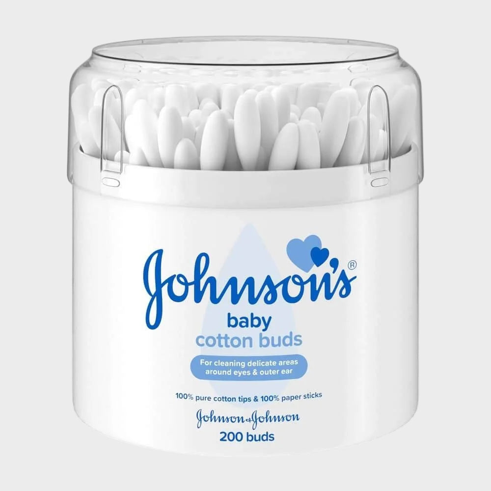 Baby Cotton Buds - 1 X 200 Drum - Pack of 2