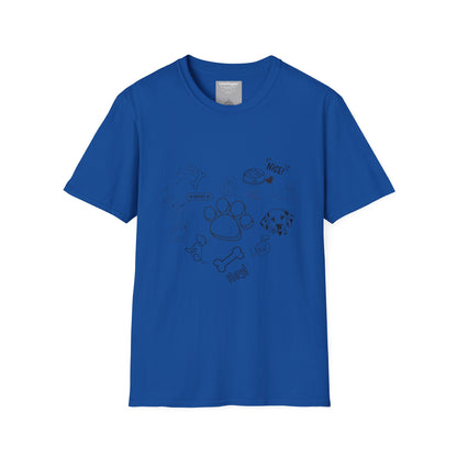 Playful Pet-Themed Unisex T-Shirt