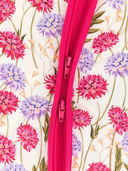 Combinaison zippée à manches courtes Flora &amp; Fauna