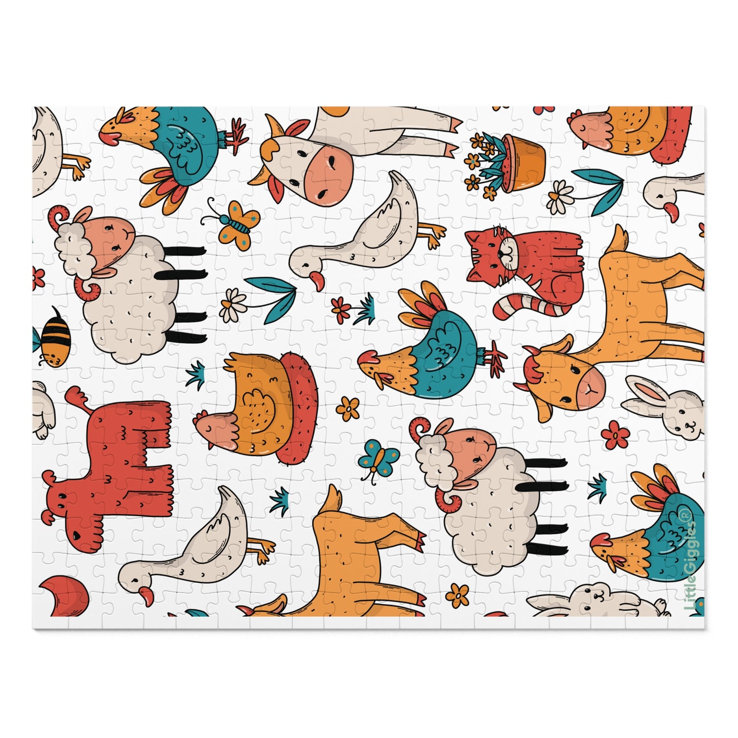 Kids Educational Jigsaw Puzzle with Tin