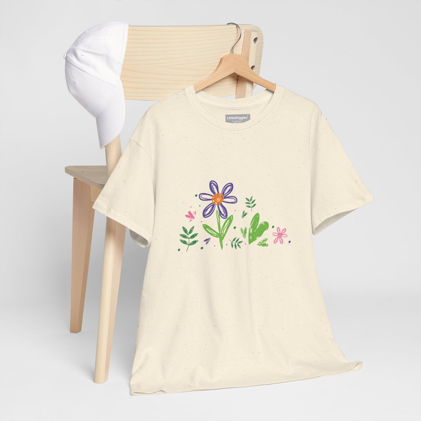 Floral Unisex Heavy Cotton Tee