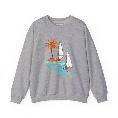 Tropical Chic Artisanal Sweatshirt