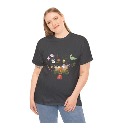 Farm Illustrations Unisex Heavy Cotton Tee