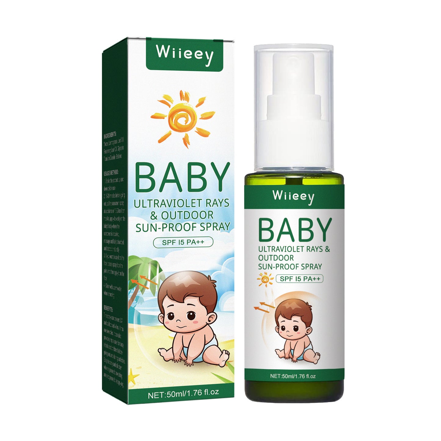 Baby Ultraviolet Rays & Outdoor Sun-Proof Spray