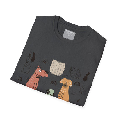 Playful Pet-Themed Unisex T-Shirt
