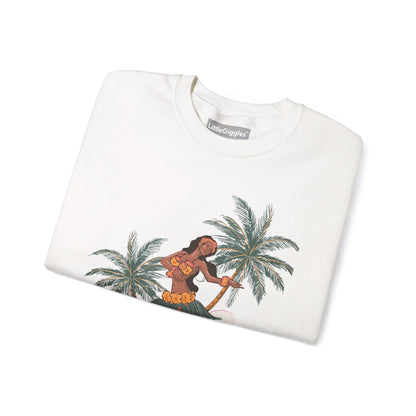 Tropical Chic Artisanal Sweatshirt