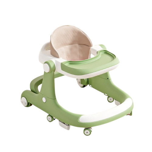 Trotteur pliable pour bébé anti-jambes multifonctionnel