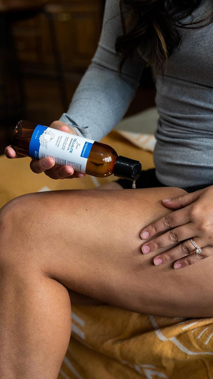 Skincare Body Oil for Stretch Marks and Scars, anti Cellulite Massage Oil and Lymphatic Massage Oils, Belly Oil for Pregnancy, Surgical Scars - All Skin Types with Coconut, Vitamin E and Omega 3