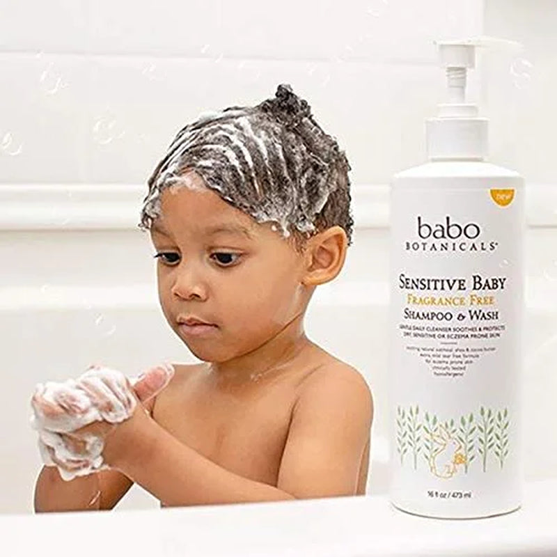 Sensitive Baby Fragrance Free Shampoo & Wash (Family Size)