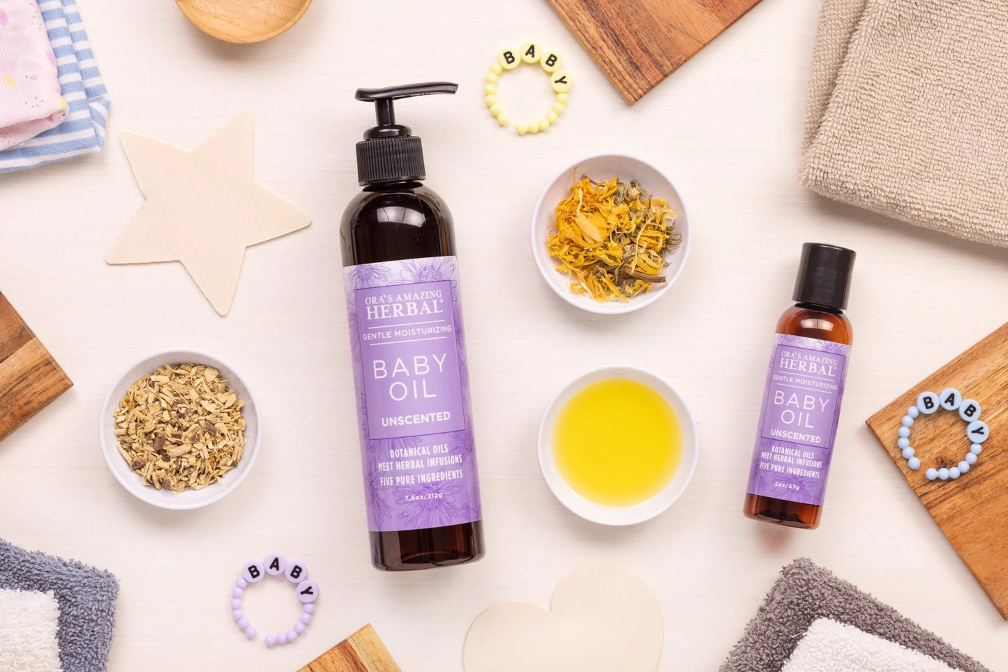 Baby Oil with Calendula and Licorice