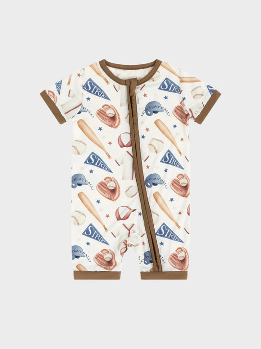 Short Sleeve Baseball Pattern