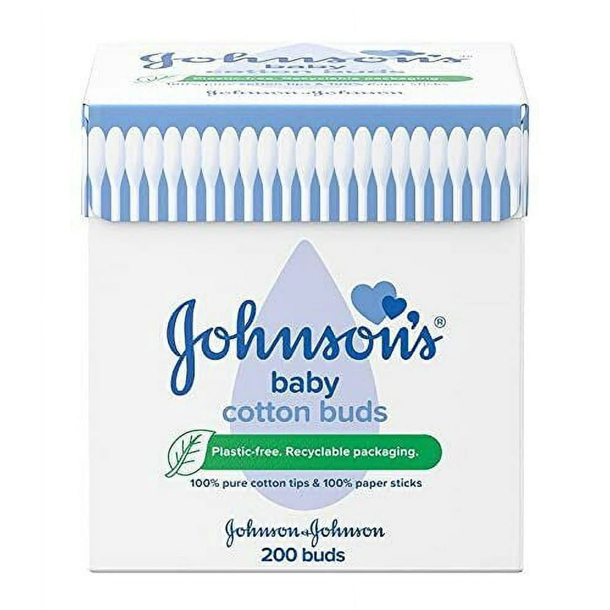 Baby 100% Pure Cotton Buds - 200 Buds