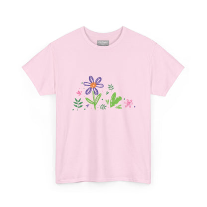 Floral Unisex Heavy Cotton Tee