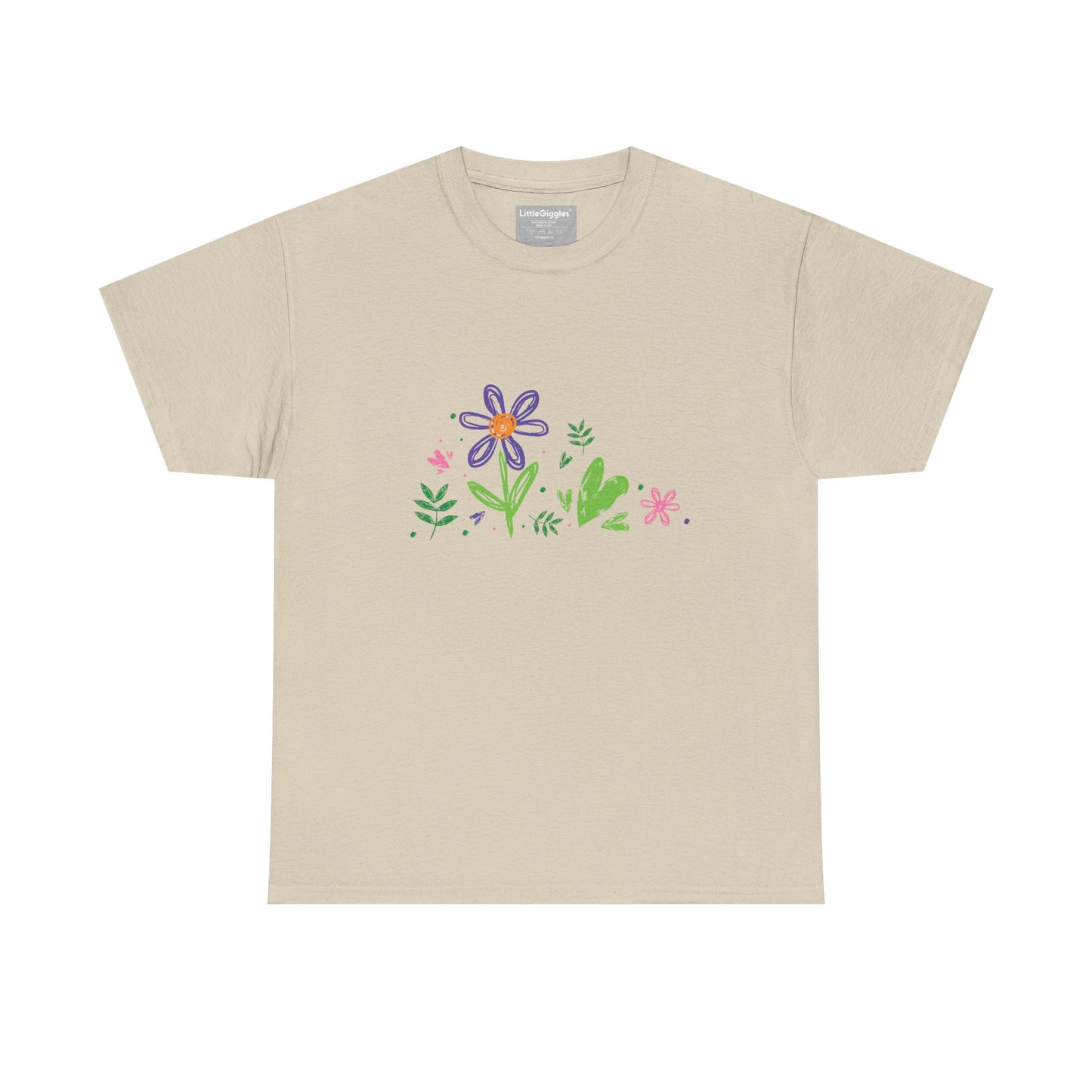 Floral Unisex Heavy Cotton Tee