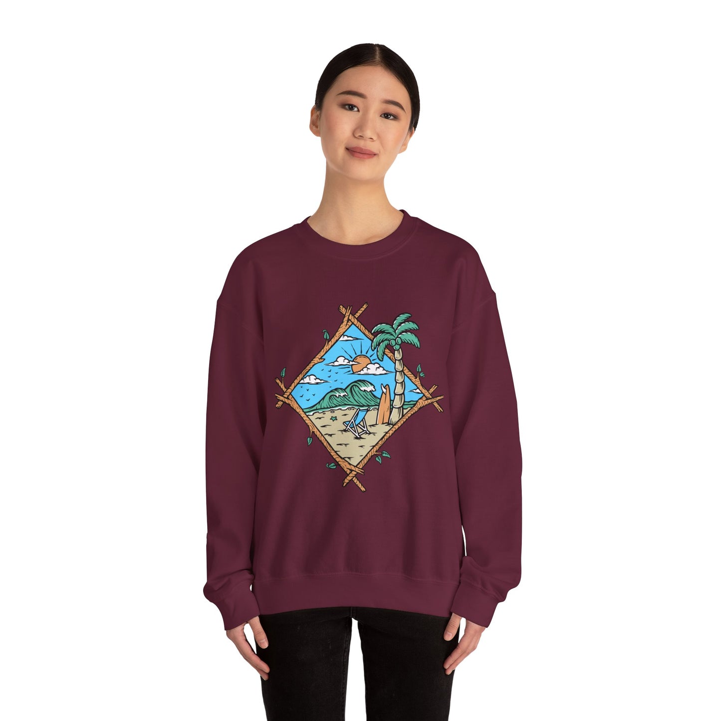 Beach Vibes Crewneck Sweatshirt