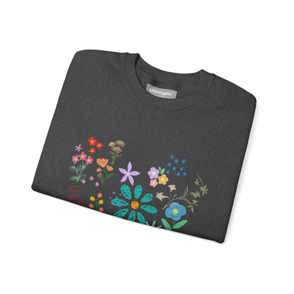 Floral Crewneck Sweatshirt