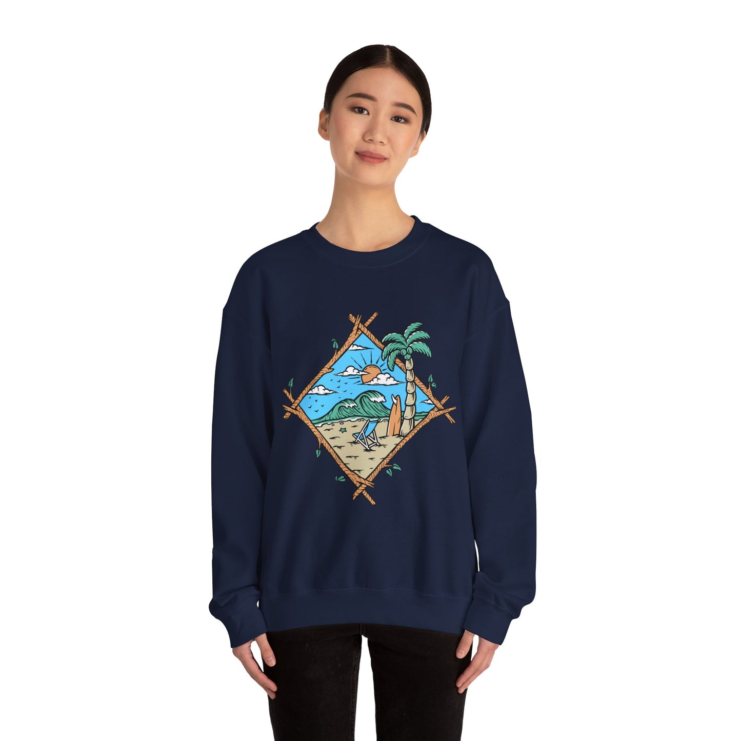 Beach Vibes Crewneck Sweatshirt