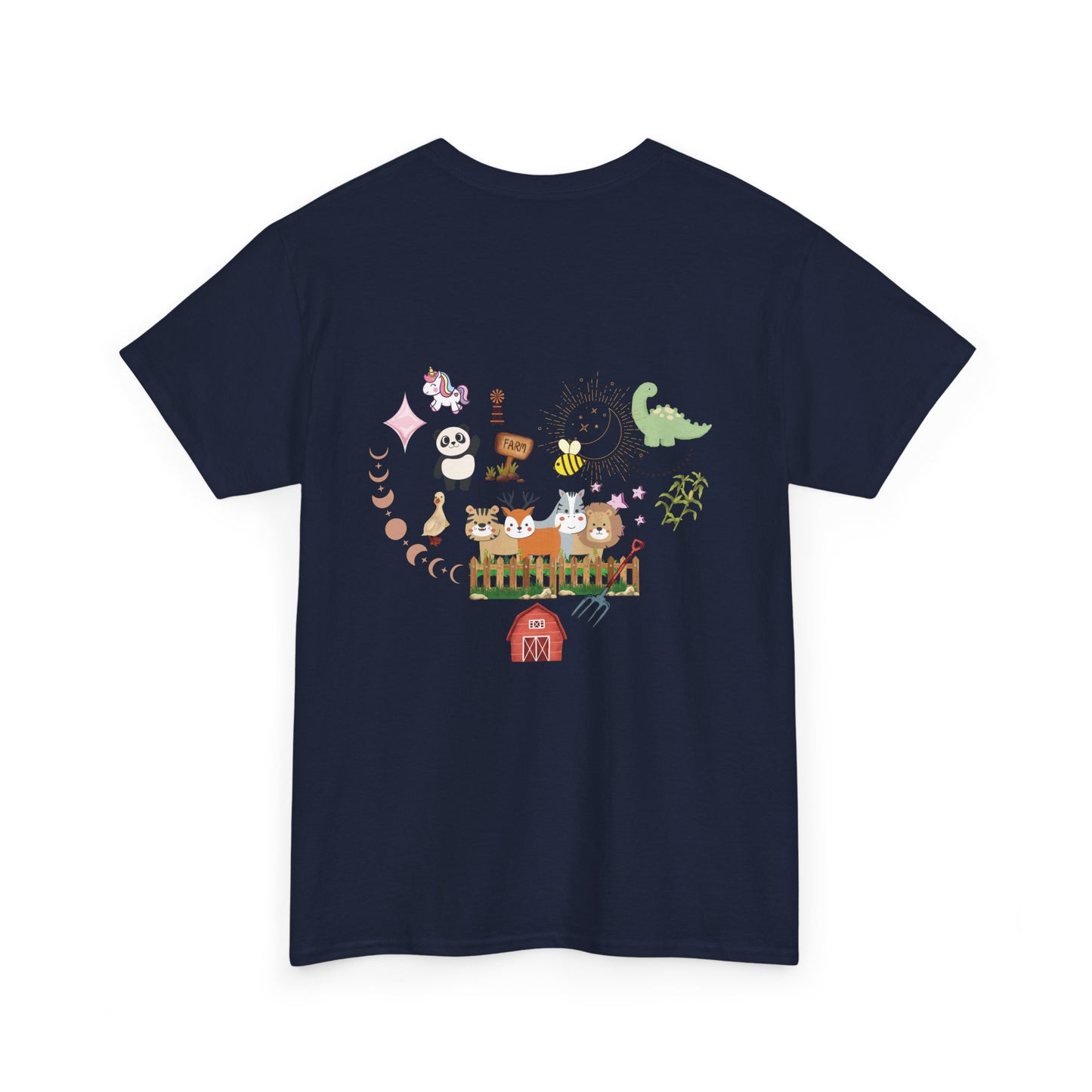 Farm Illustrations Unisex Heavy Cotton Tee