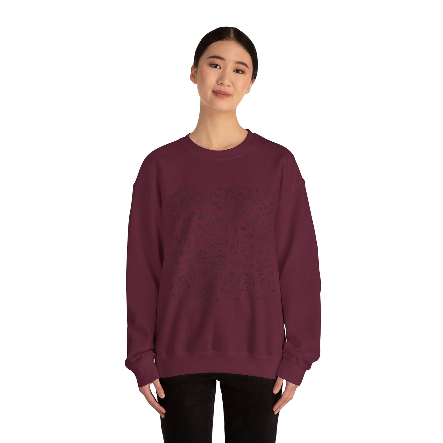 Doodle Chic Artisanal Sweatshirt