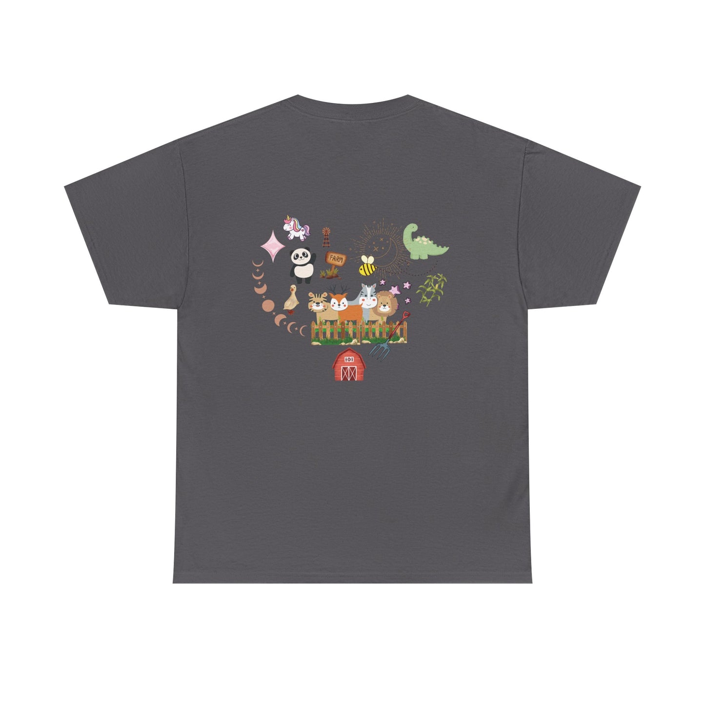 Farm Illustrations Unisex Heavy Cotton Tee