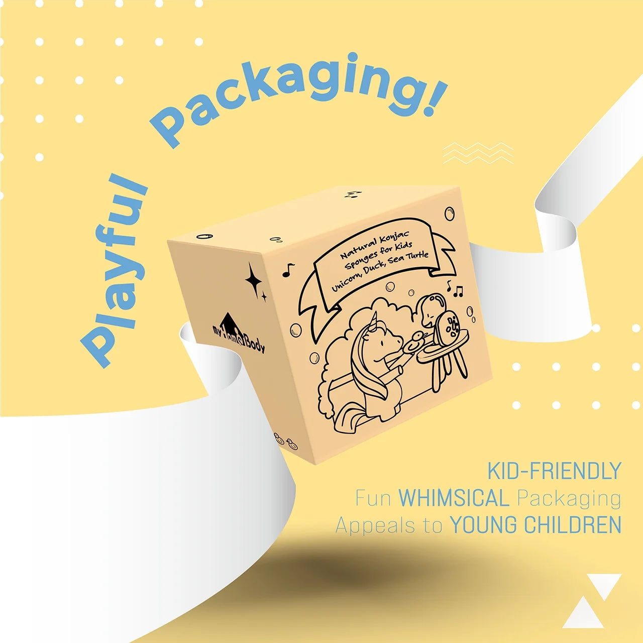 Konjac Baby Sponge, Baby Loofah for Bathing, Bath Sponge for Kids, Baby Bath Sponge, Baby Sponge, Baby Loofah, Baby Sponge for Bathing, Kids Loofah, 3Pc, Unicorn, Duck, Sea Turtle