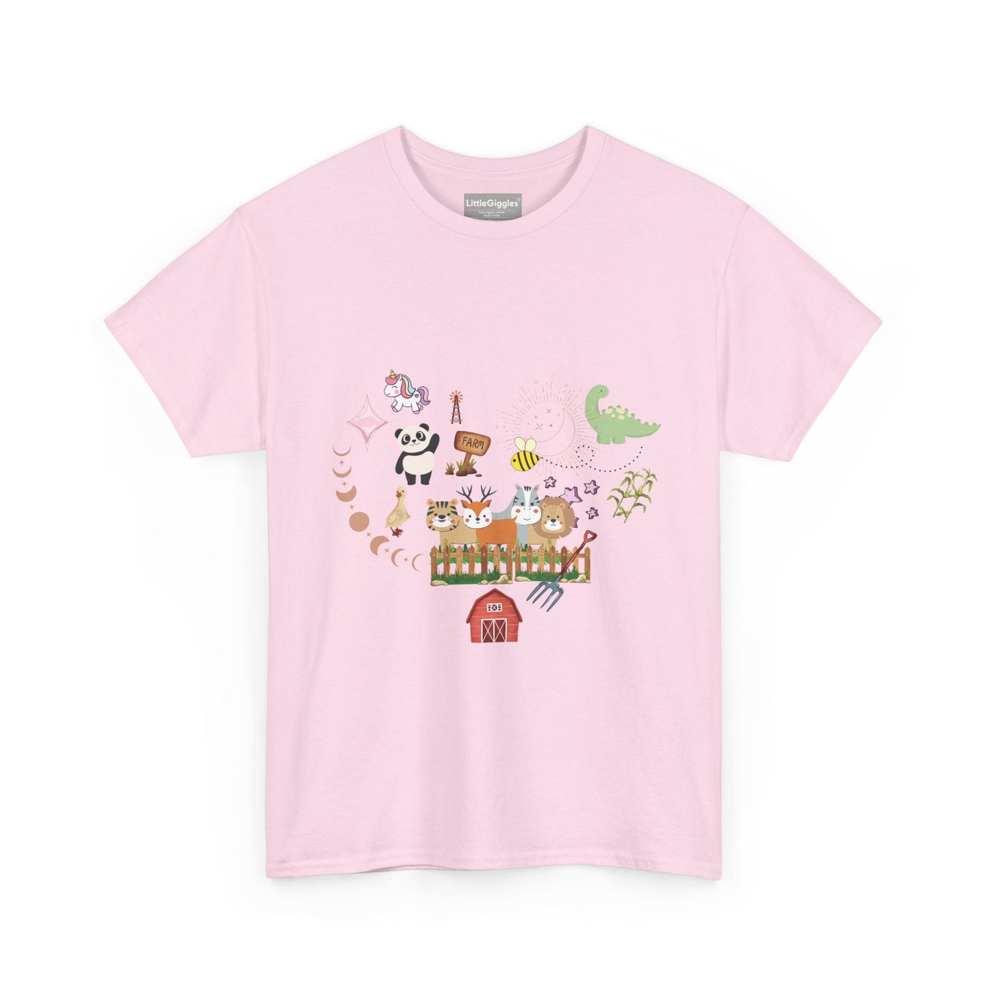 Farm Illustrations Unisex Heavy Cotton Tee