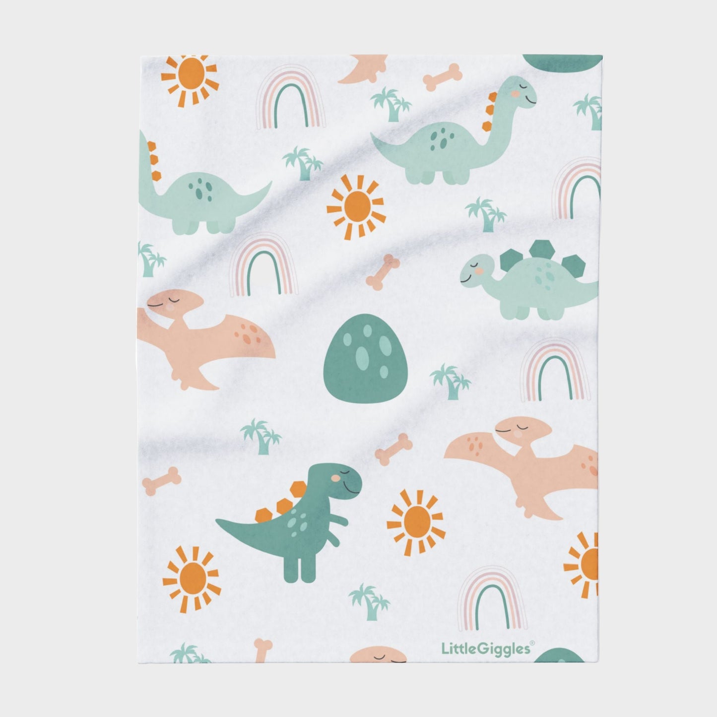 Dinosaur Fleece Blanket
