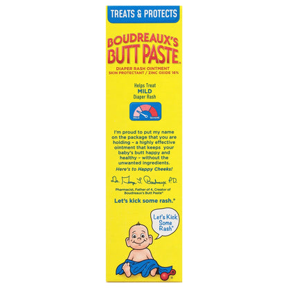 Original Diaper Rash Cream, Ointment for Infant, 4 Oz Tube