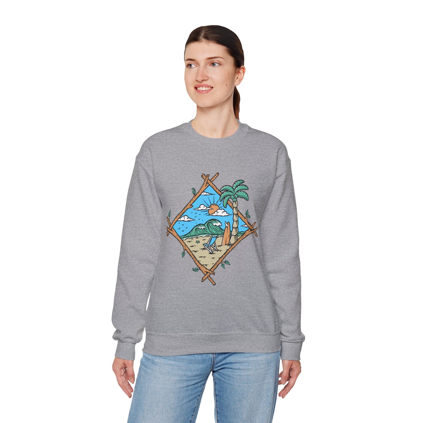 Beach Vibes Crewneck Sweatshirt
