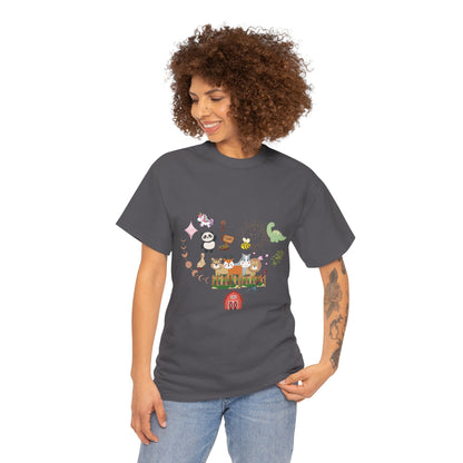 Farm Illustrations Unisex Heavy Cotton Tee
